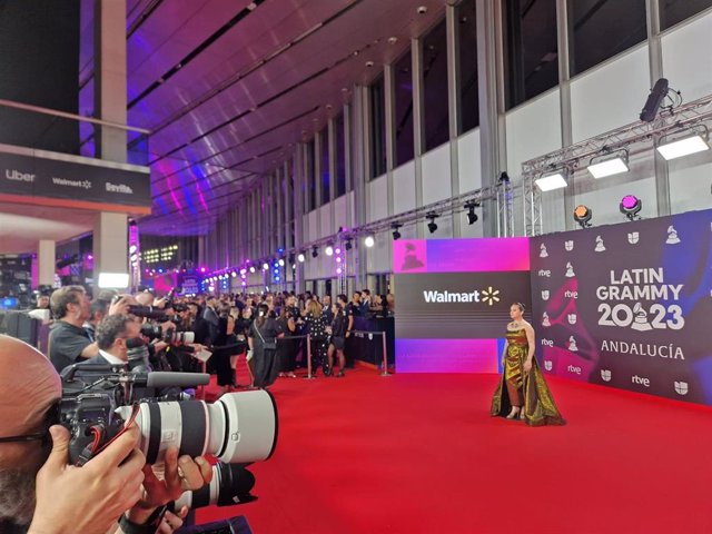 El alcalde de Sevilla, José Luis Sanz, en la gala de los Grammy. 