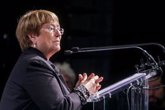 Foto: Chile.- La ex Alta Comisionada de la ONU para los DDHH Michelle Bachelet rechaza la propuesta de Carta Magna en Chile