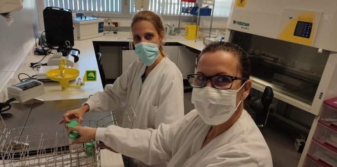 Trabajadoras del Banco de Leche de Aragón.
