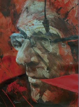 Uno de los retratos que se pueden ver en la exposición Semblante jondo que se puede ver en Cáceres