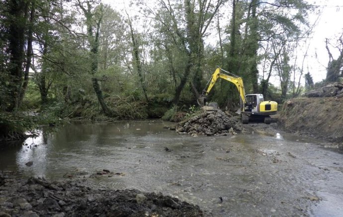 Actuación de CHC en el río Nora