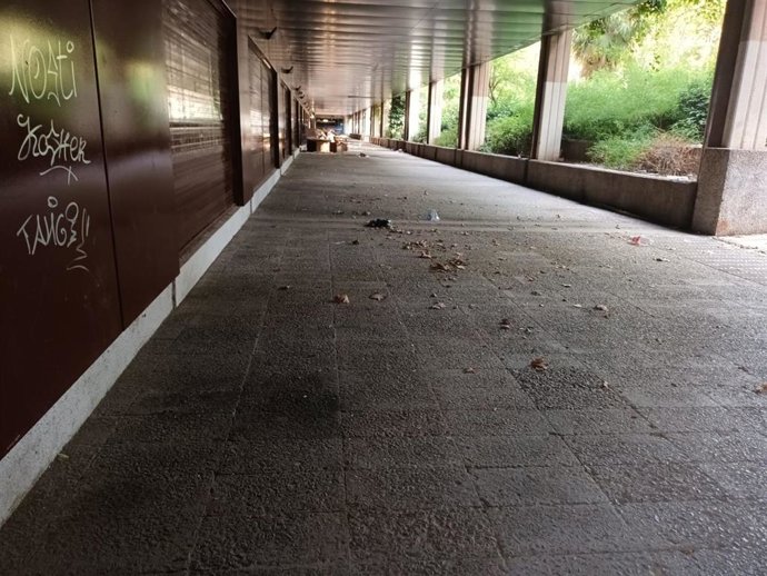 Archivo - Bajos de la zona comercial de Azca en Madrid