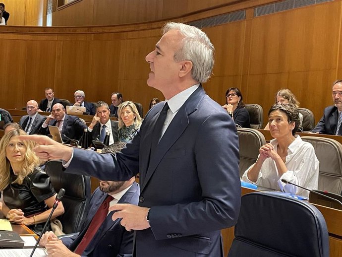 El presidente del Gobierno de Aragón, Jorge Azcón.