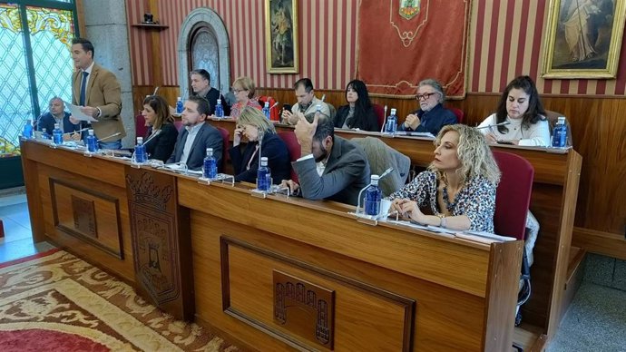 Pleno del Ayuntamiento de Burgos.