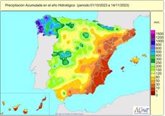 Foto: El superávit acumulado de lluvias desde el inicio del año hidrológico en España baja 13 puntos esta semana, hasta el 30%
