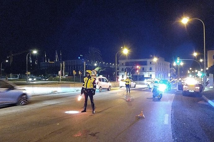 Control aleatorio de la Policía Local de Palma