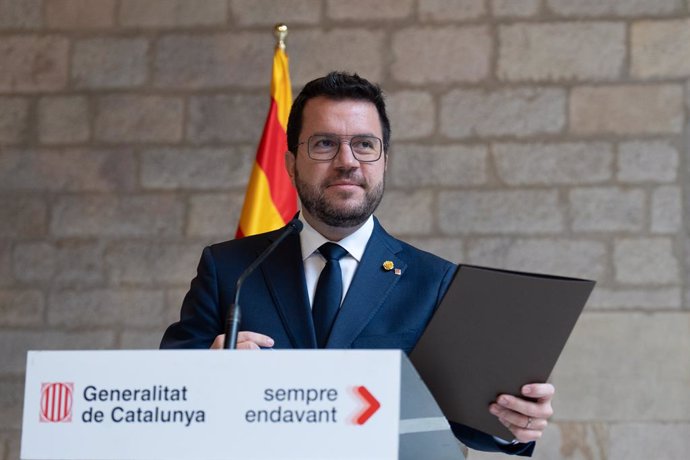 Archivo - El president de la Generalitat, Pere Aragons