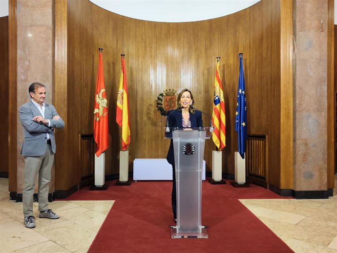 La alcaldesa de Zaragoza, Natalia Chueca