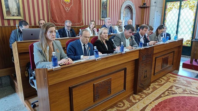 Imagen del Pleno del Ayuntamiento de Burgos.