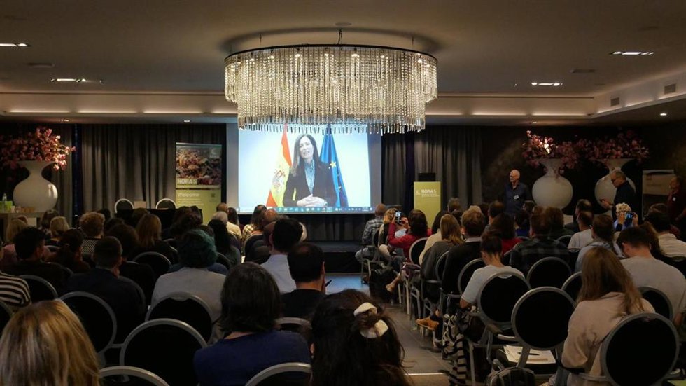 La secretaria general de Investigación del Ministerio de Ciencia e Innovación, Raquel Yotti, clausura el congreso NORA 5