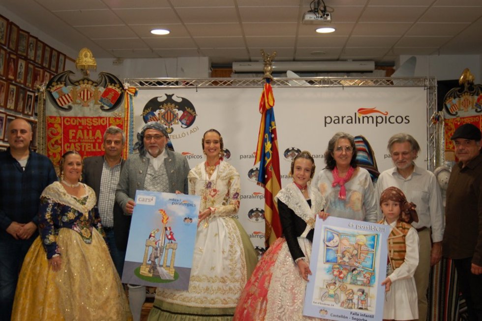 El deporte paralímpico contará por primera vez con dos fallas en Valencia.