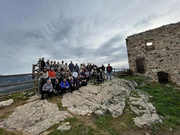 Representantes de los geoparques Costa Vasca y Las Loras, de Castilla y León, conocen 'in situ' la gestión del de Villuercas-Ibores-Jara