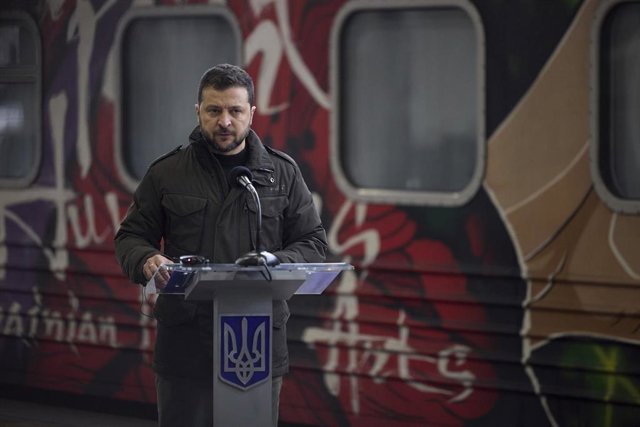 El presidente ucraniano, Volodimir Zelenski.