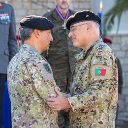 El General De División Valente Marques, Del Ejército Portugués, Toma Posesión Como Segundo Jefe Del Cuartel General De Despliegue Rápido De La OTAN En Bétera.