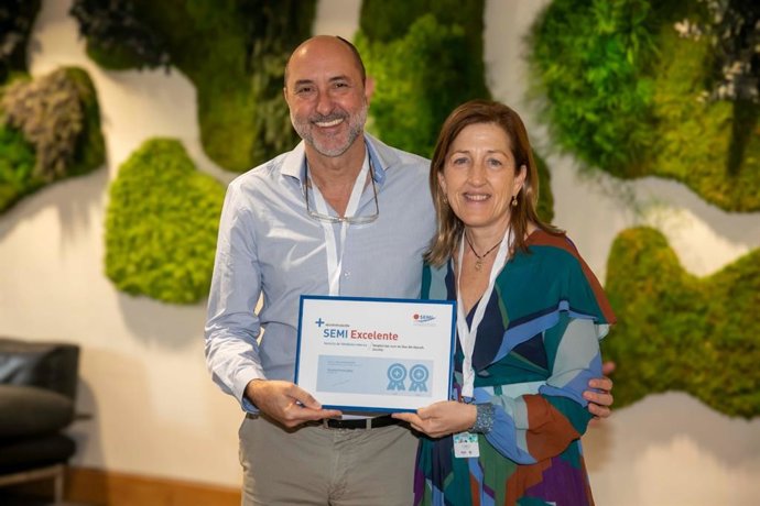 La SEMI renuevan a Medicina Interna del Hospital San Juan de Dios de Aljarafe la acreditación de Excelencia