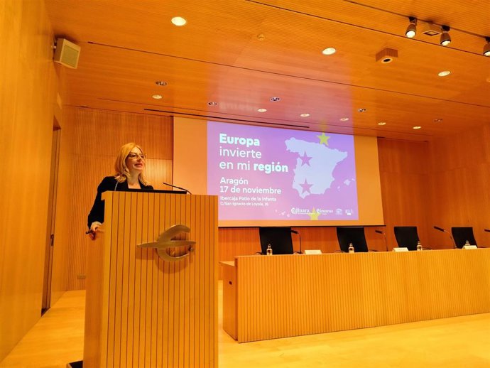 La consejera municipal de Hacienda y Fondos Europeos del Ayuntamiento de Zaragoza, Blanca Soláns