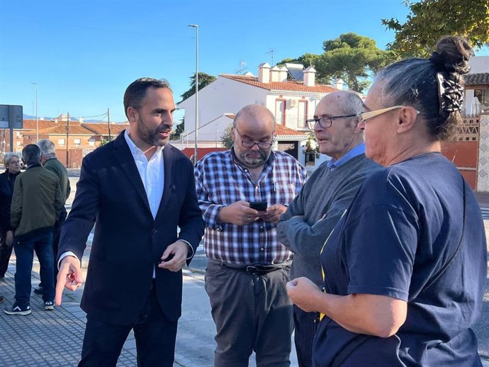 El secretario general del PSOE de Málaga, Daniel Pérez.