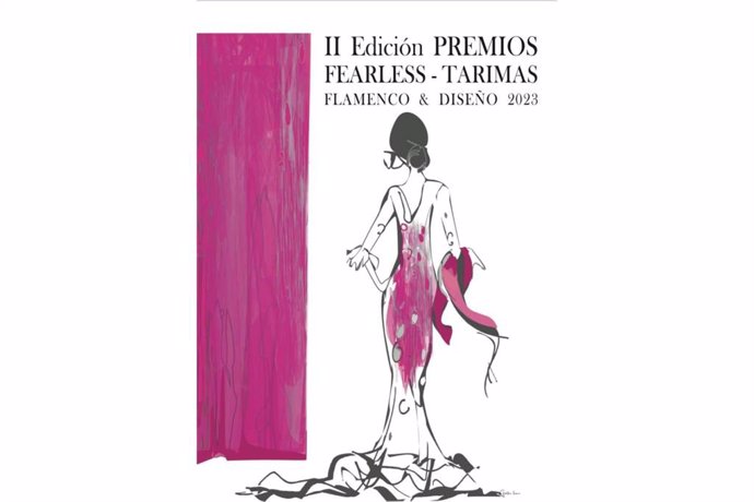 Ilustración de Gertru Luna para la II Edición de los premios FEARLESS-TARIMAS FLAMENCO & DISEÑO.