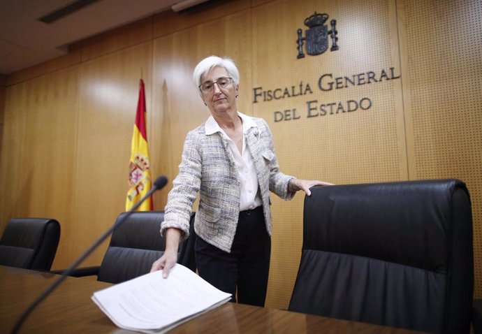 Archivo - La ex fiscal general del Estado María José Segarra.