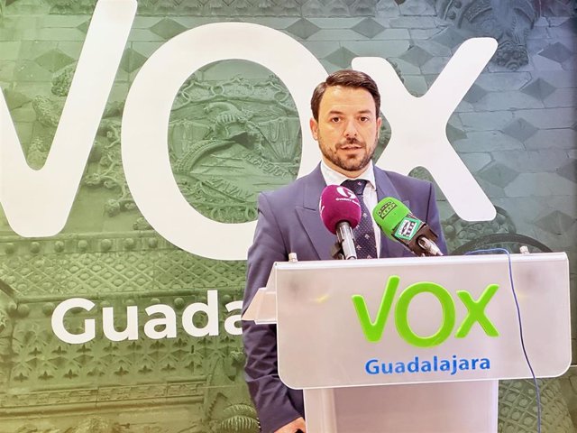 El presidente de Vox Guadalajara, Iván Sánchez.