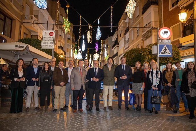 Inauguración del alumbrado navideño de Puente Genil (Córdoba)