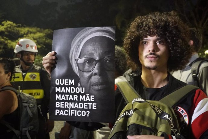 Archivo - Protesta en contra de los asesinatos de de quilombos en Brasil