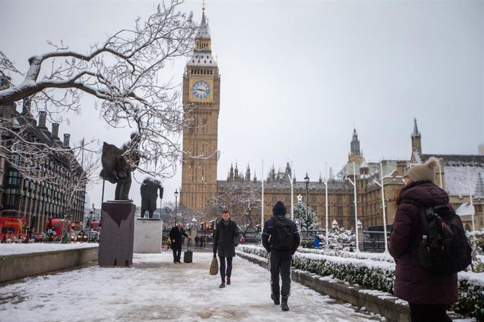 Archivo - El Big Ben en navidad