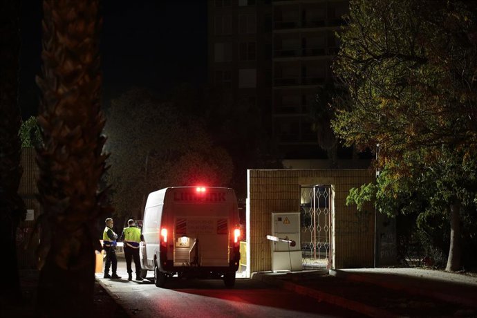 Entrada al Centro de Emergencia, Acogida y Derivación de Cartagena