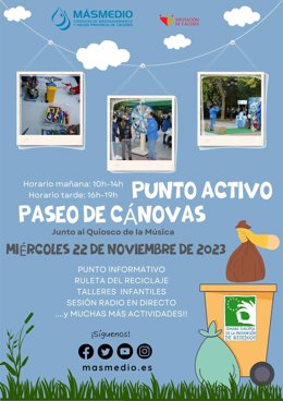 Cartel de una de las acciones diseñadas por el Consorcio MásMedio