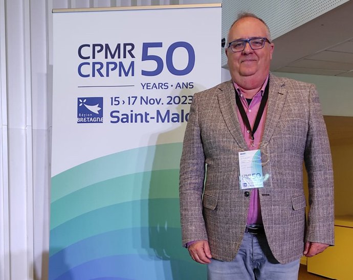 El director general de Puertos y Transporte Marítimo del Govern, Antoni Mercant, en la Conferencia de Regiones Periféricas Marítimas de Europa