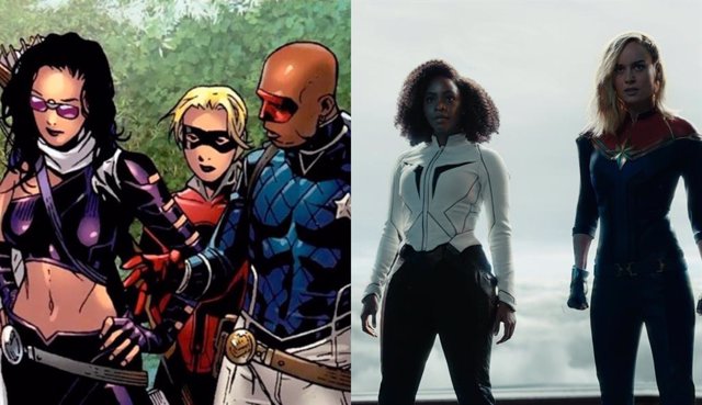 The Marvels confirma a tres de los Jóvenes Vengadores en el UCM