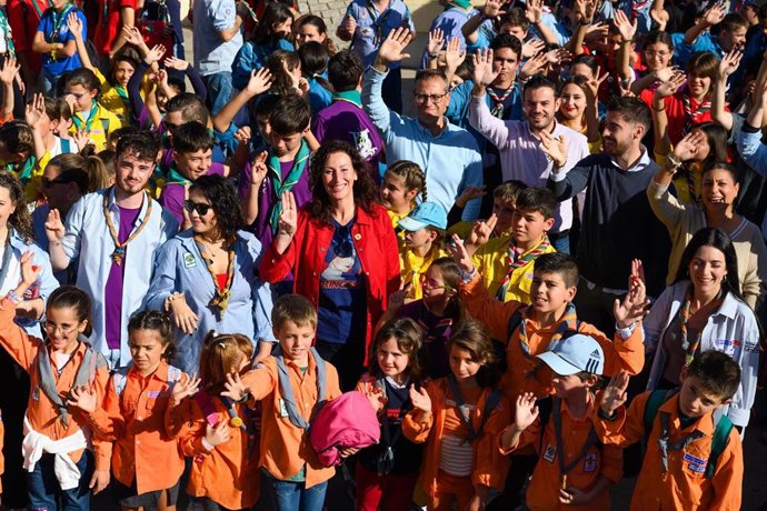 Medio millar de jóvenes participan en el XXV aniversario de Scouts Católicos de Almería