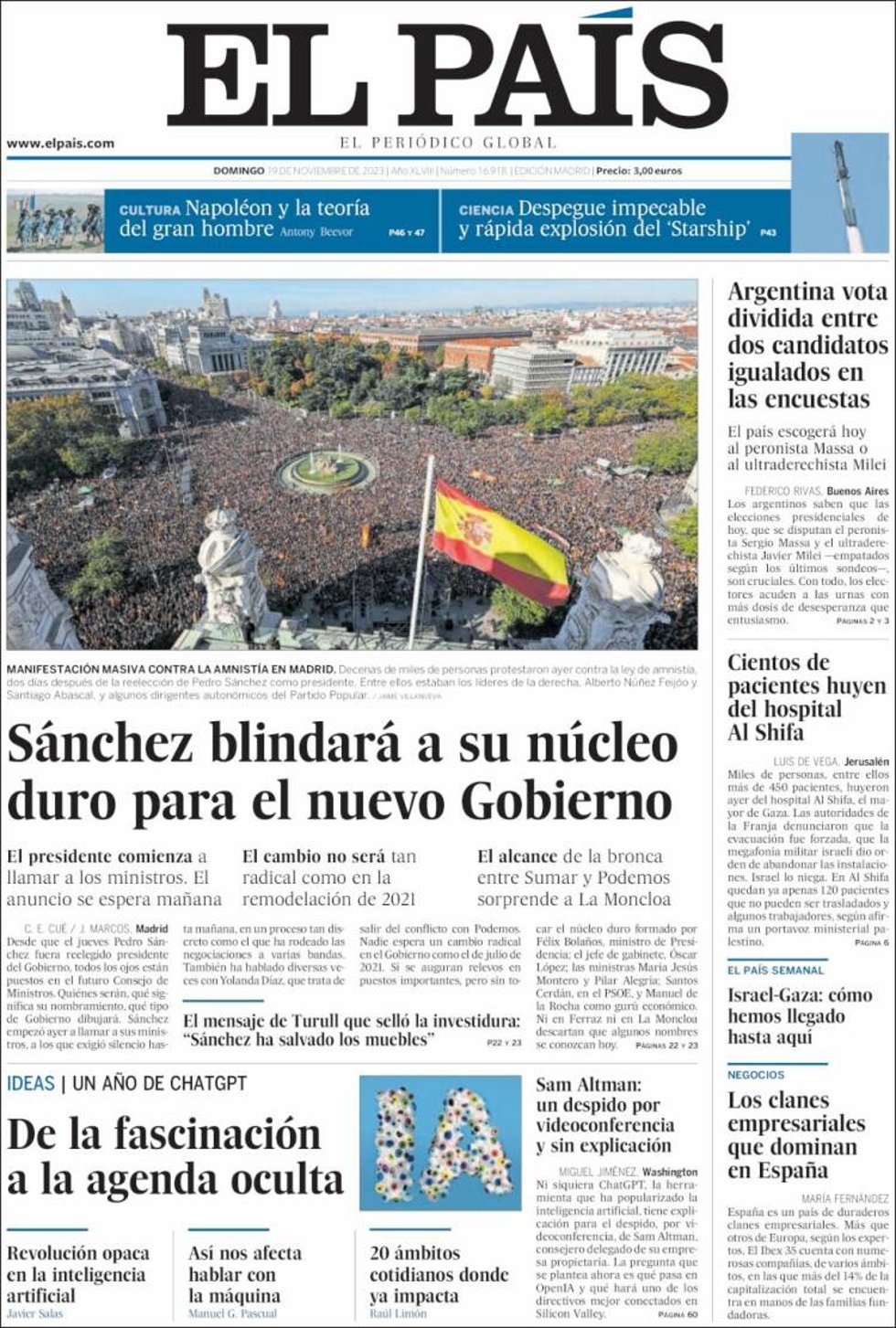 Portada El País