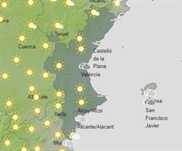 Predicción meteorológica para este domingo 19 de noviembre