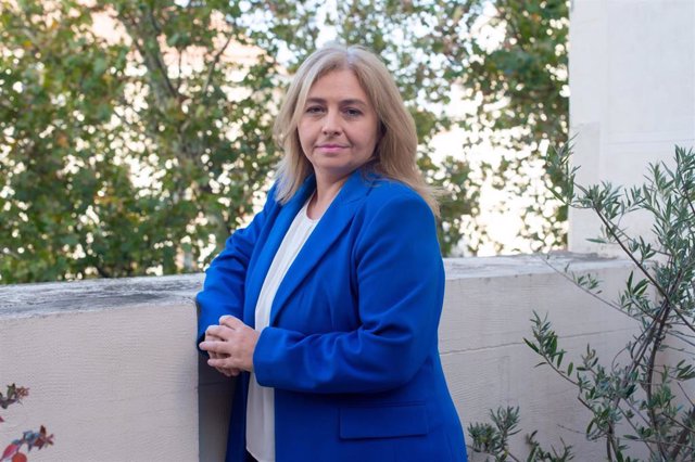 La vicealcaldesa de Madrid, Inma Sanz, antes de una entrevista con Europa Press Madrid