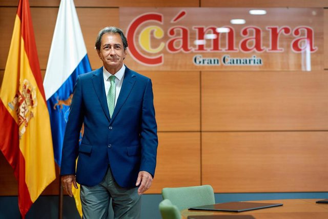 El presidente de la Cámara de Gran Canaria, Luis Padrón