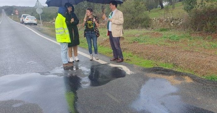 Huelva.- El PSOE de Cala vuelve a reclamar a la Junta el arreglo de la A-434 