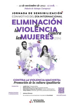 Cartel de la jornada por el 25N