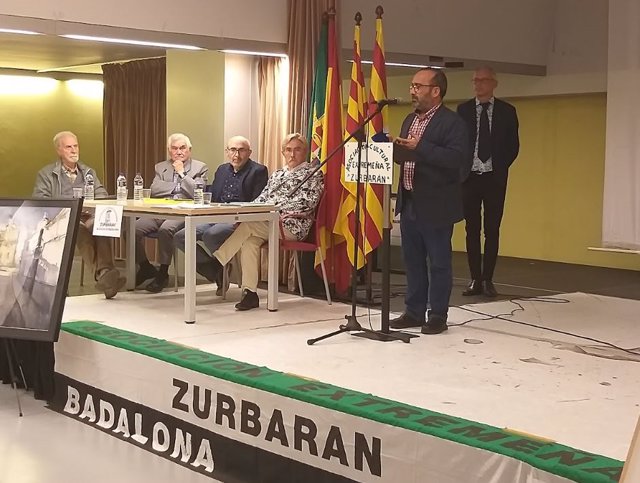 El presidente de la Diputación de Cáceres, galardonado como 'Extremeño del año' por la asociación Zurbarán de Badalona