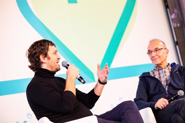 El cineasta Raúl Arévalo conversa con el crítico Gerardo Sánchez en Fical.