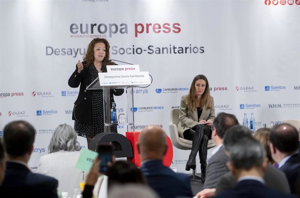 La consejera de Sanidad de la Comunidad, Fátima Matute