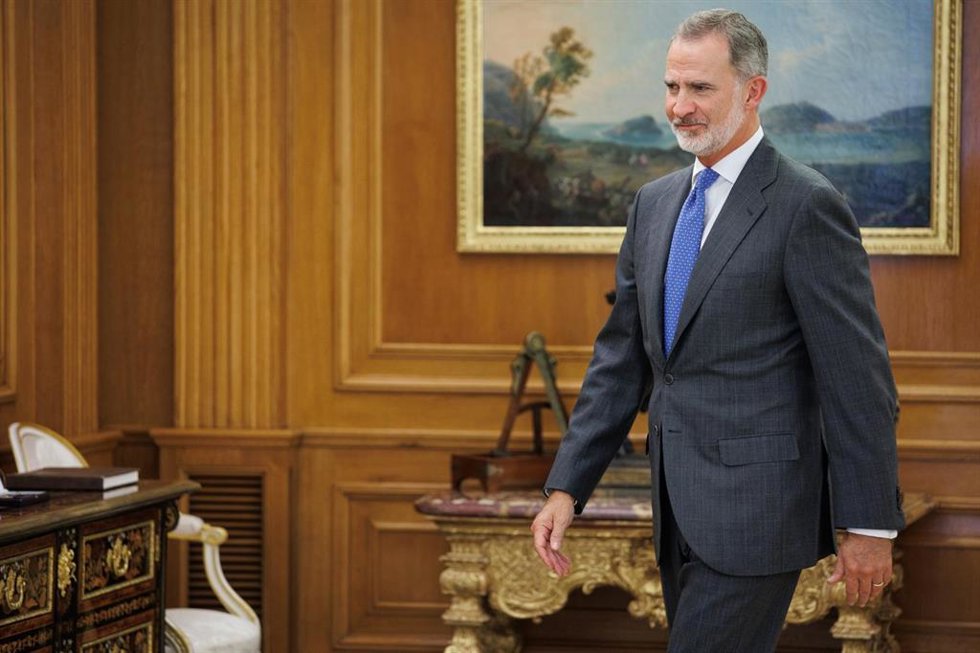 Archivo - El Rey Felipe VI en Zarzuela