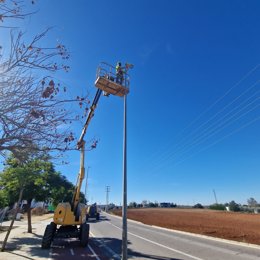 Cambio de luminarias en Carmona (Sevilla) por unas de tecnologías led.