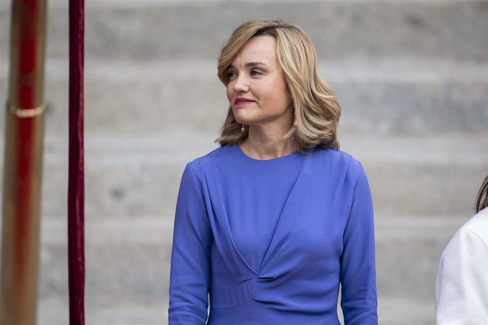 La portavoz del PSOE y ministra de Educación, Formación Profesional y Deportes, Pilar Alegría