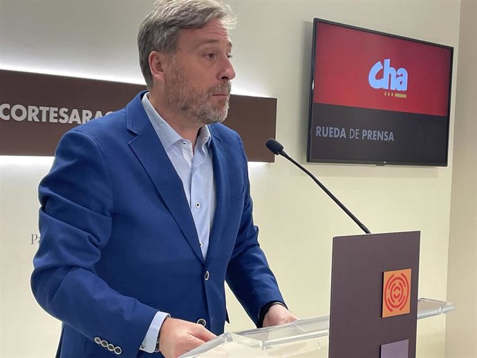 El portavoz de CHA, José Luis Soro.