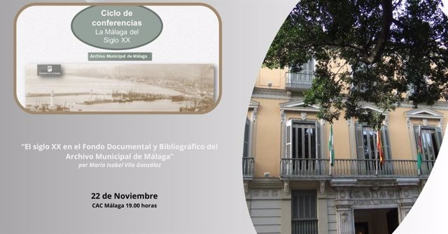 El Archivo Municipal clausura el ciclo 'La Málaga del siglo XX' con una conferencia