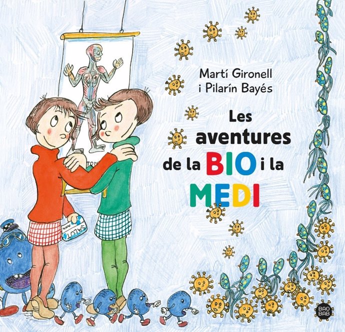 Portada del conte 'Les aventures de la Bio i la Medi' 