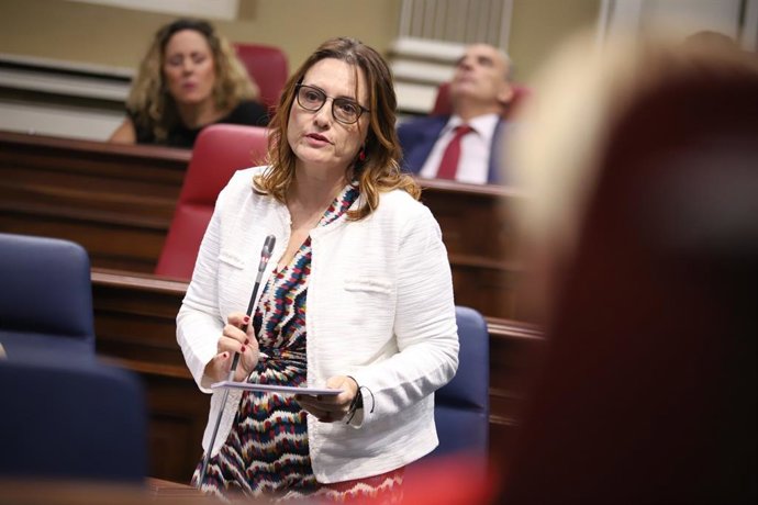 La consejera de Bienestar Social, Igualdad, Juventud, Infancia y Familias del Ejecutivo canario, Candelaria Delgado