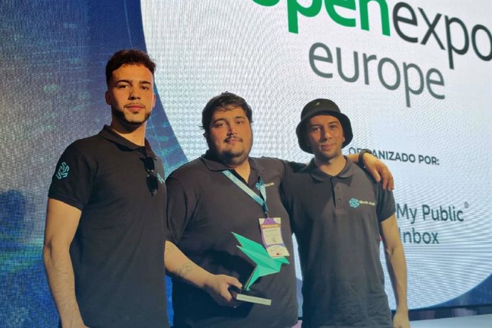 El equipo de Block-Auth, presente en la OpenExpo 2023.