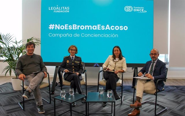 Fundación Legálitas y Fundación ONCE presentan la campaña de sensibilización 'No es broma, es acoso'